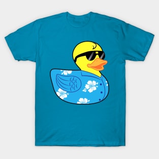 Rubber Ducky in Hawaiian Shirt with Shades T-Shirt